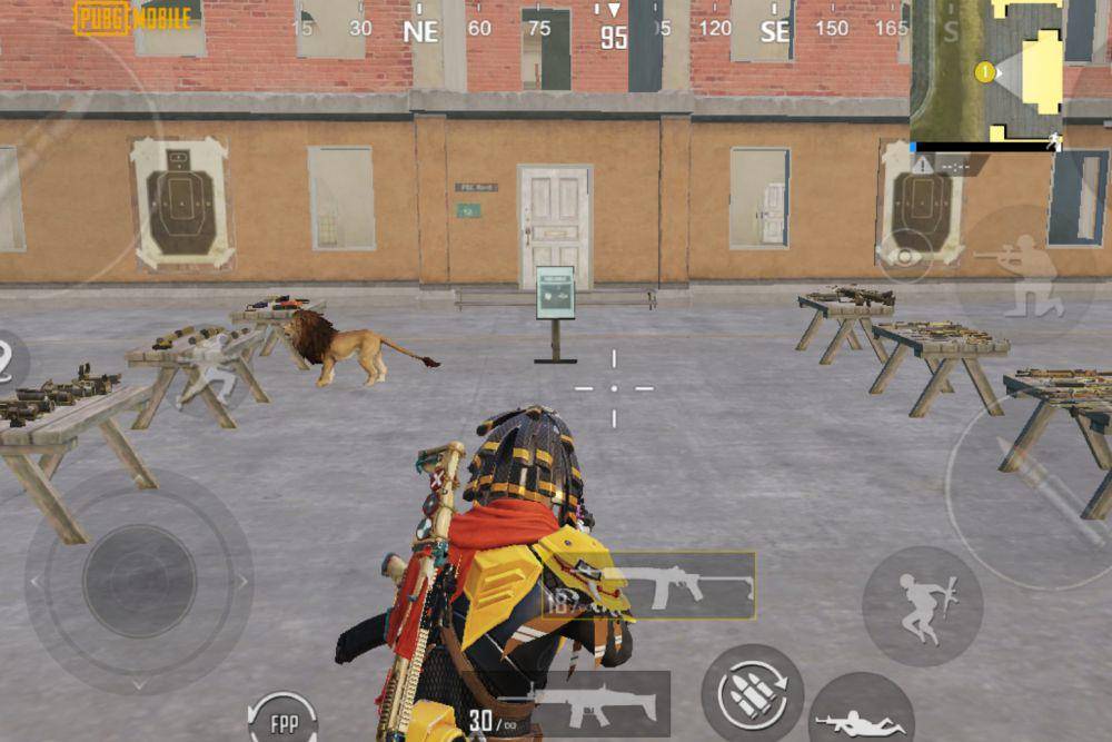 potret sedang berlatih (Level Infinite/PUBG Mobile )