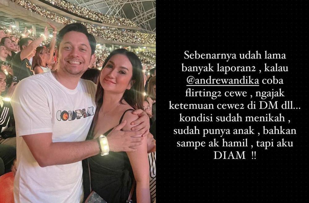 Tengku Dewi Bongkar Dugaan Perselingkuhan Suaminya, Andrew Andika