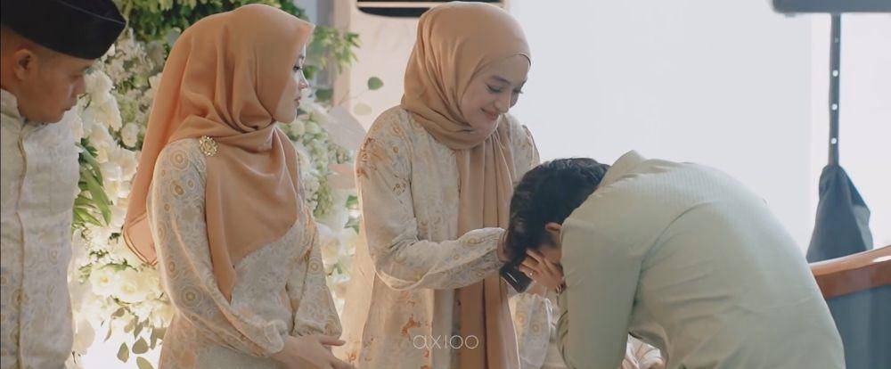 potret keluarga di pengajian Rizky Febian (instagram.com/axioo)