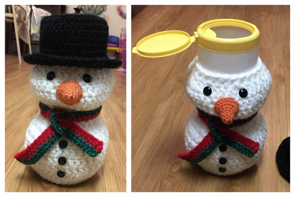 potret rajutan tangan bungkus stoples (reddit.com/user/Willows_Whiten)