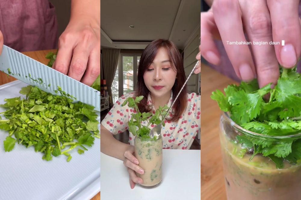Tak Hanya Daun Bawang, Muncul Pula Es Kopi Daun Ketumbar