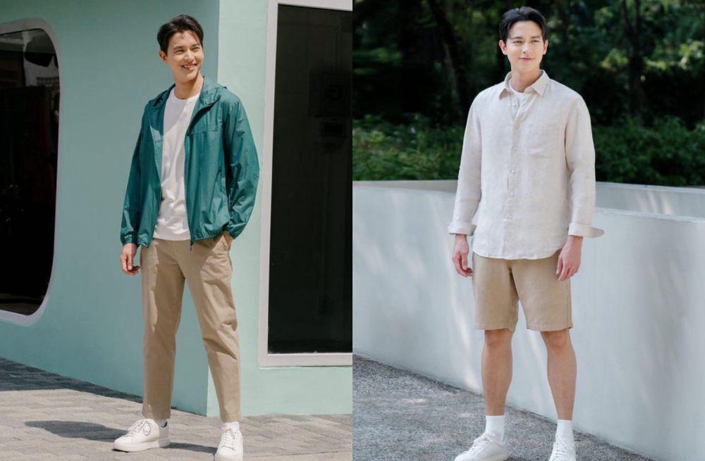 9 Inspirasi Outfit Earth Tone ala James Jirayu, Cowok Bumi Banget