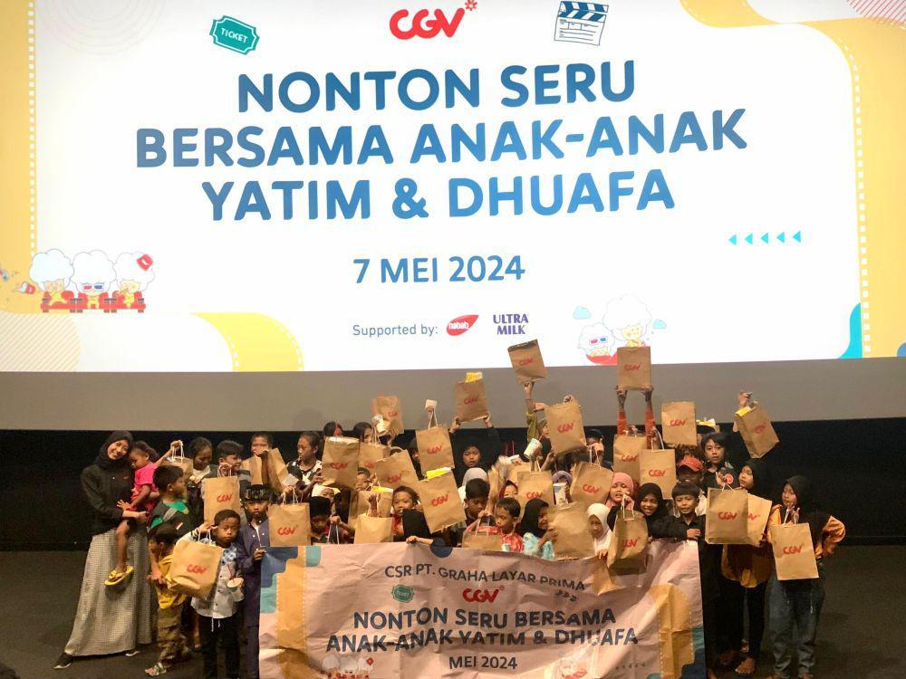 CGV Cinemas ajak Anak yatim dan Dhuafa di 5 Kota Nonton Bioskop