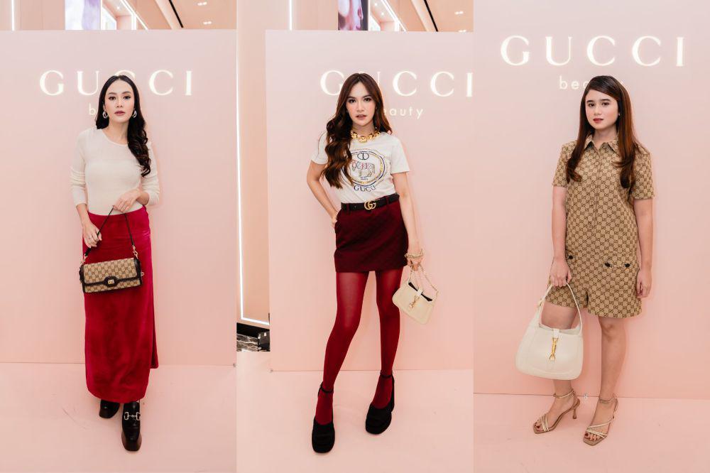 13 Gaya Seleb Hadiri Pembukaan Gucci Beauty Pertama di Indonesia
