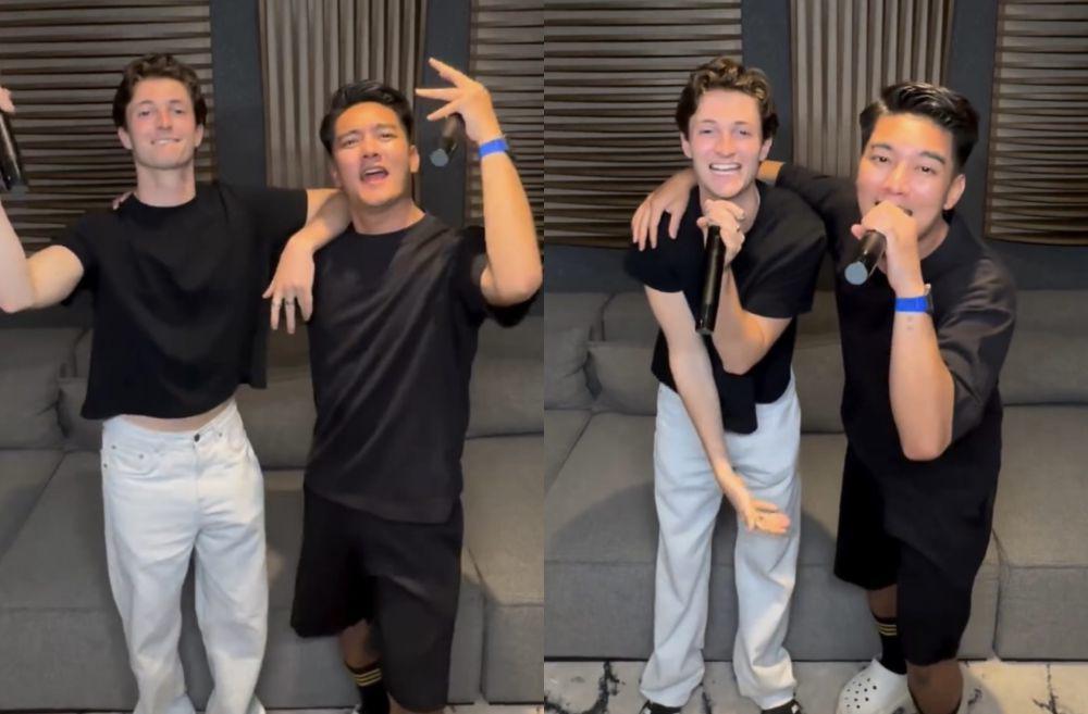 7 Potret Boy William Karaokean Bareng Henry Moodie, Udah kayak Bestie!