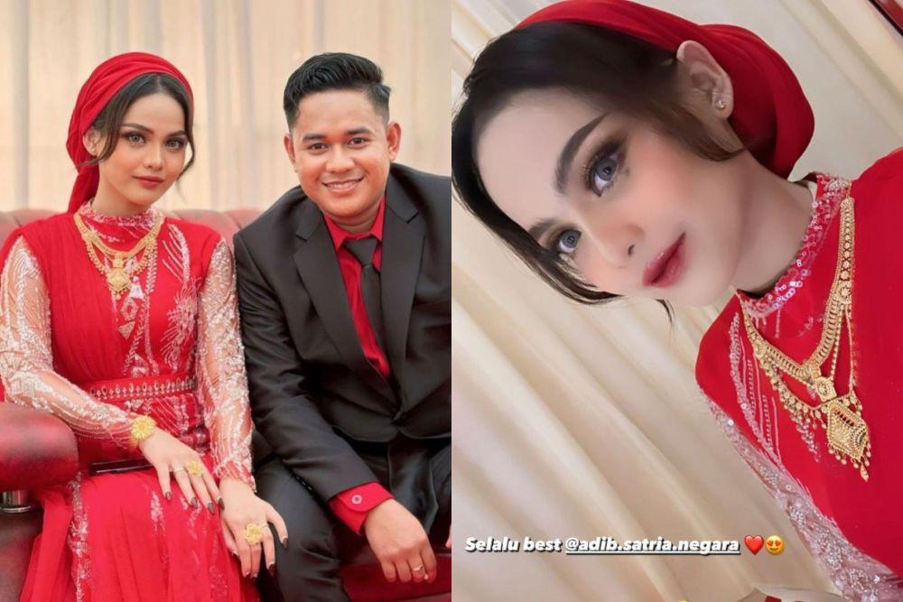 7 Potret Putri Isnari di Pernikahan Kakak Ipar, Emasnya Tiada Tanding!