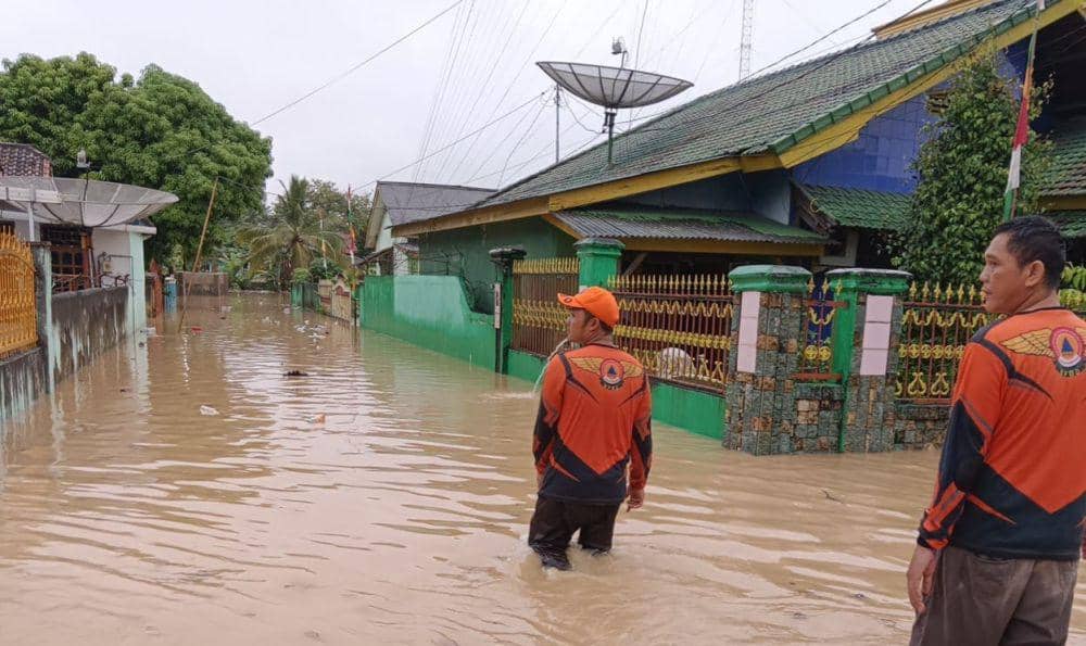 Kondisi banjir Muara Enim (Dok: BPBD Sumsel)