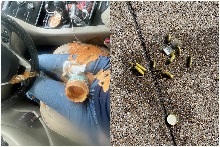 8 Momen Apes Isi Stoples Tumpah, Sampai Mengotori Celana