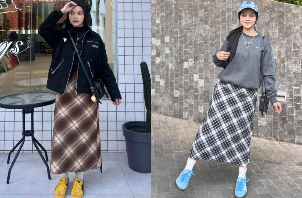 7 Ide Styling Rok Motif ala Selebgram Baby Lisa, Atraktif!