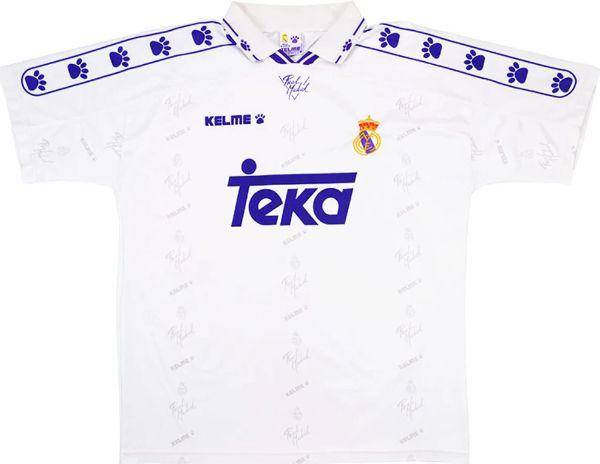 Jersey home Real Madrid Kelme 1994/96 (footballshirtculture.com)