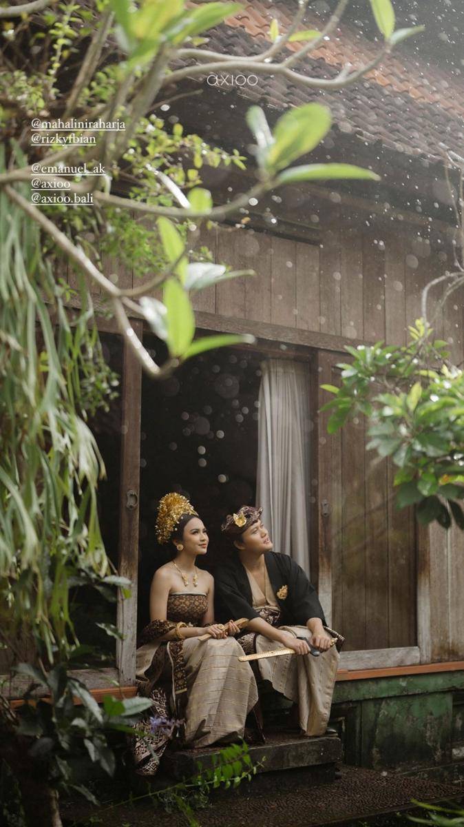 Prewedding Mahalini dan Rizky Febian. (instagram.com/axioo)
