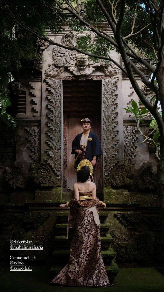 Prewedding Mahalini dan Rizky Febian. (instagram.com/axioo)