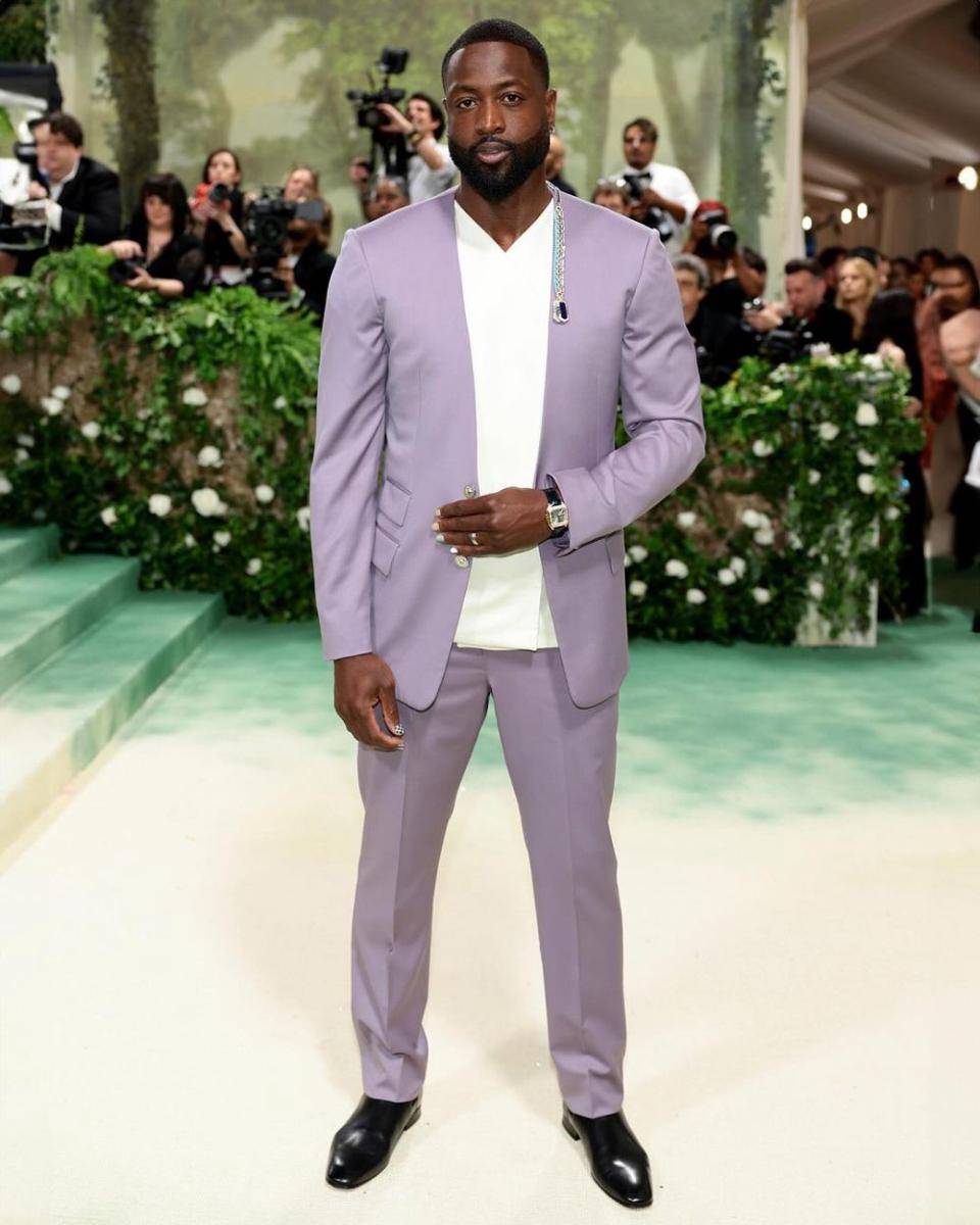 Dwayne Wade - Met Gala 2024 (instagram.com/donatella_versace)