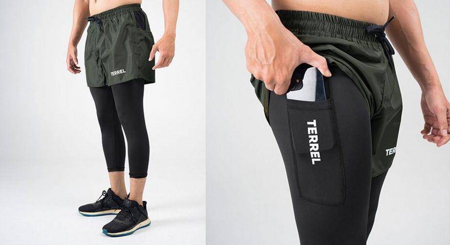 ilustrasi celana olahraga (terrelsportswear.com/Terrel sportswear compression short active green)