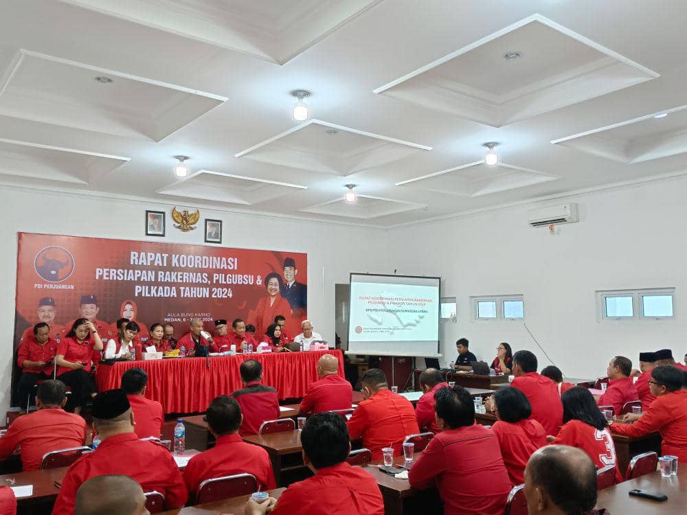 PDIP Sumut Uji Kelayakan Calon Kepala Daerah, Ini 25 Namanya