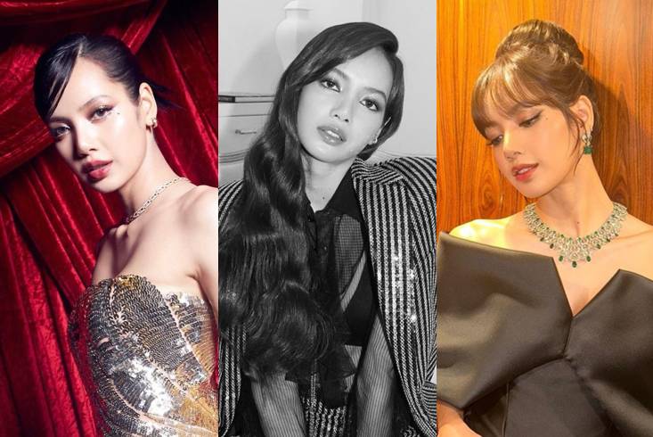 inspirasi gaya rambut pesta ala Lisa BLACKPINK (instagram.com/lalalalisa_m)