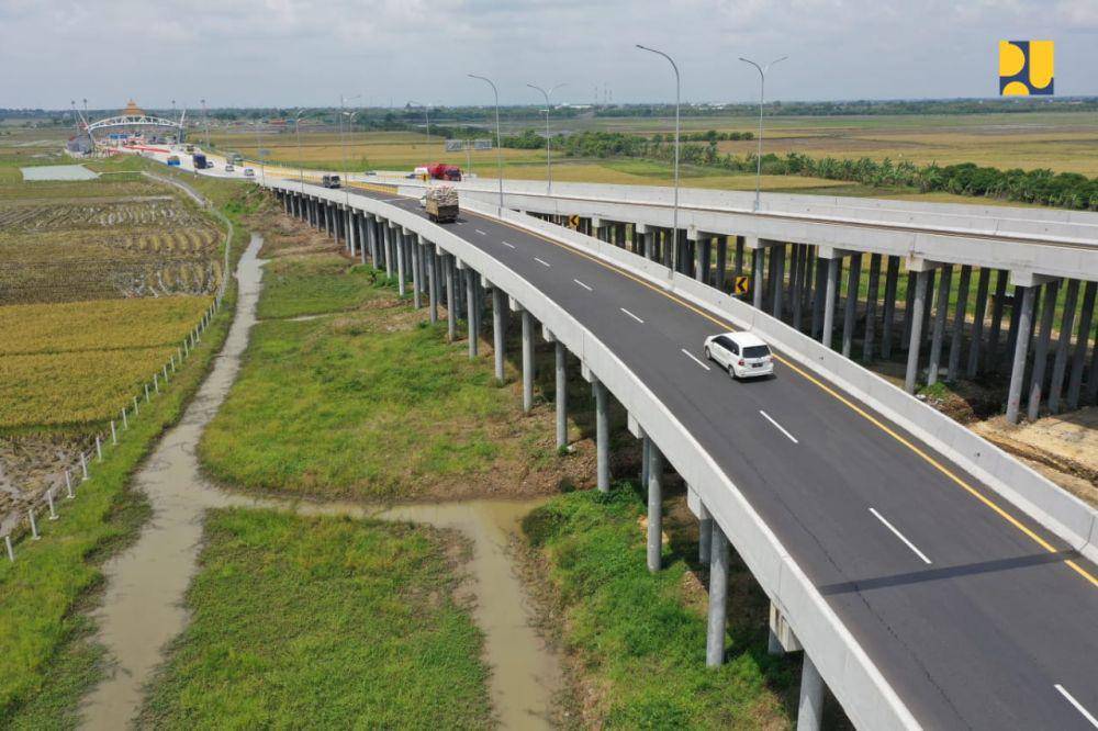 Jalan tol Semarang-Demak. (Dok. Kementerian PUPR)