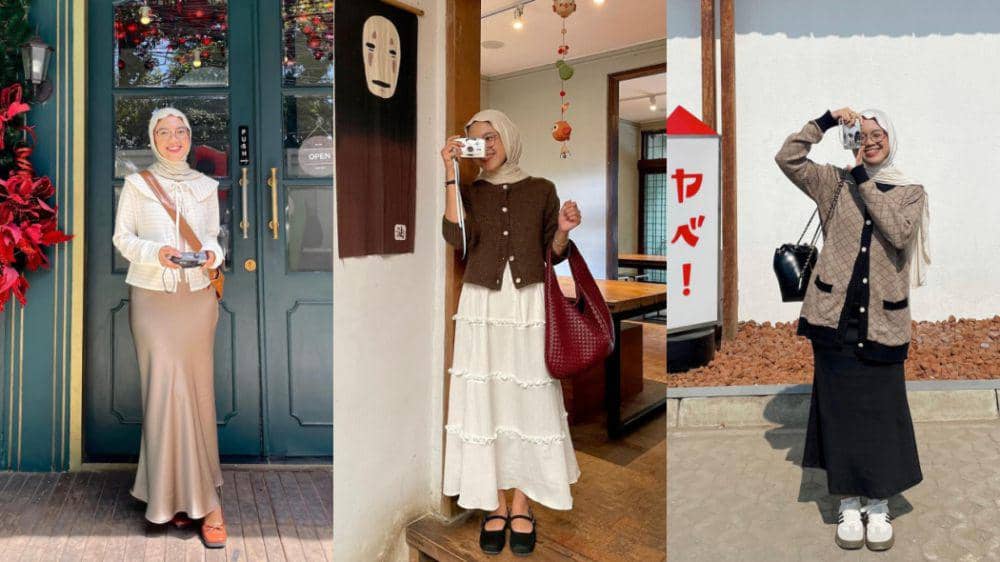 10 Ide Styling Outfit Nuansa Brownie ala Fitrah Ayudia, Kalem Banget!