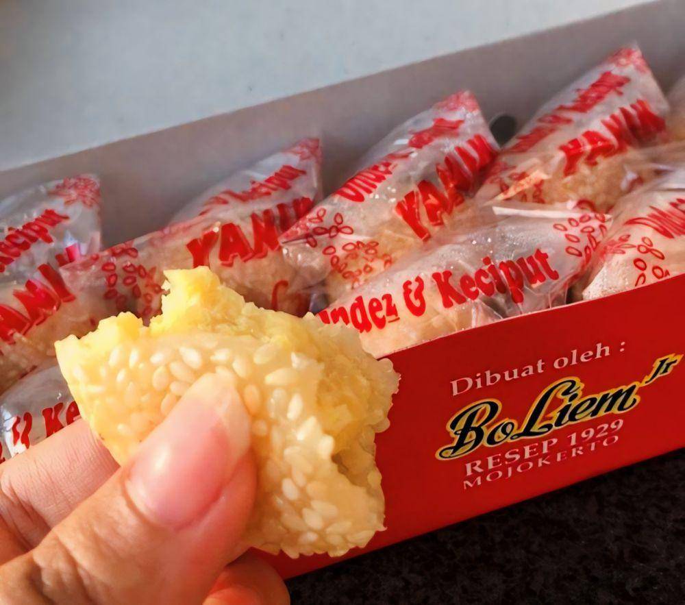 Onde-onde Bo Liem Empunala (instagram.com/kulinermojokerto_lezat)