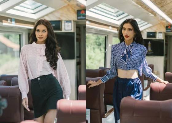 Potret Finalis MMBI 2024 Saat Fashion Show di Kereta Panoramic (Instagram.com/yayasanduniamegabintang)