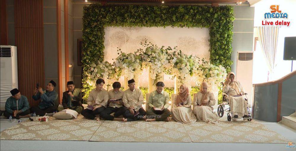 Santyka di pengajian Rizky Febian (YouTube.com/ SL MEDIA)