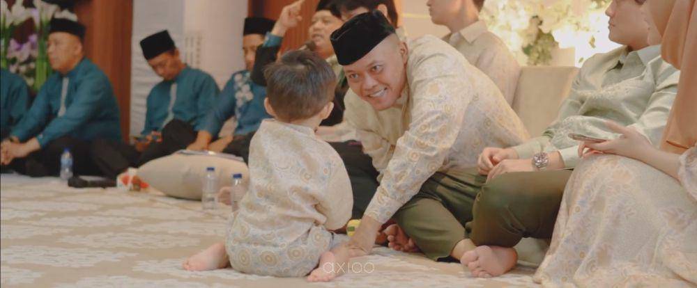 potret Adzam di pengajian Rizky Febian (instagram.com/axioo)