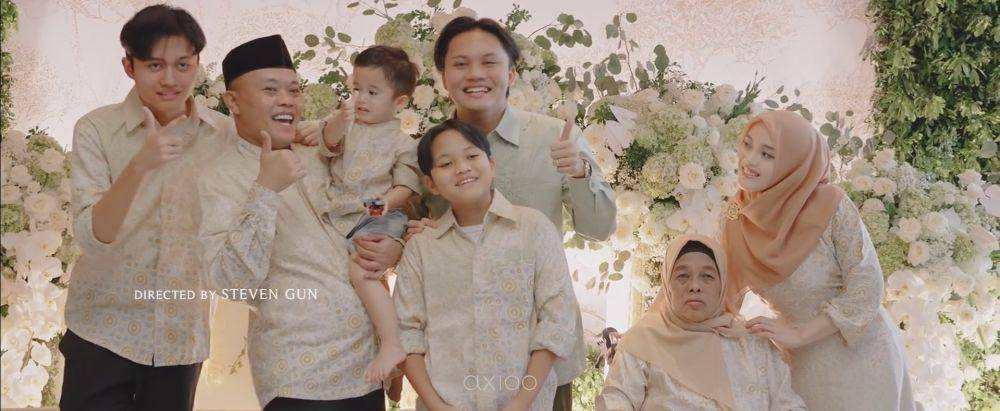potret Adzam di pengajian Rizky Febian (instagram.com/axioo)