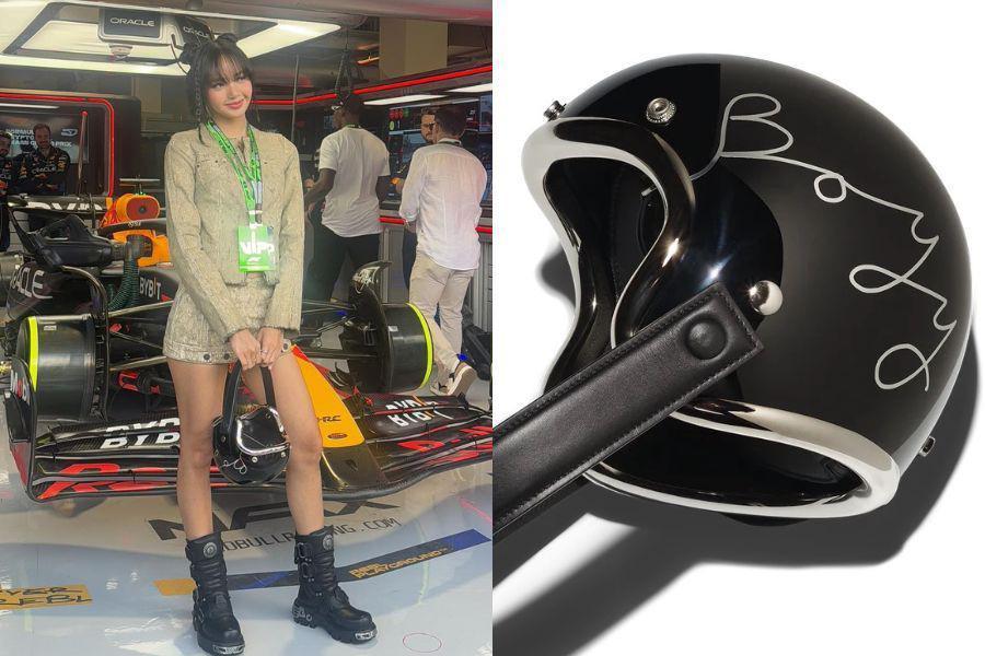 Ini Dia Tas Helm Lisa BLACKPINK di F1 GP Miami 2024, Harganya 73 Juta!