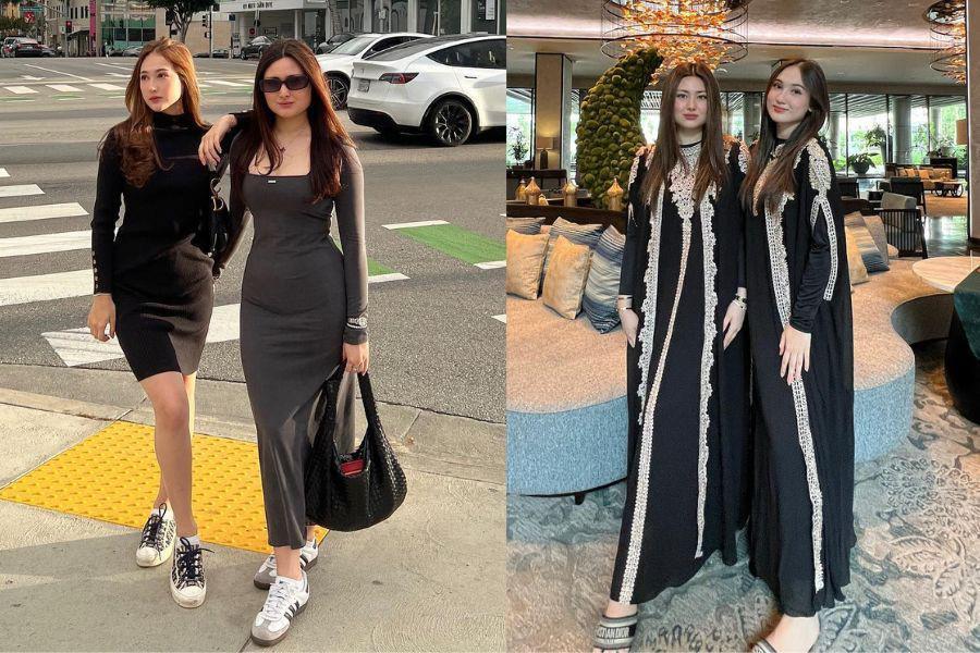 7 Adu Gaya Nicole vs. Laura Moane, Sibling yang Kompak!