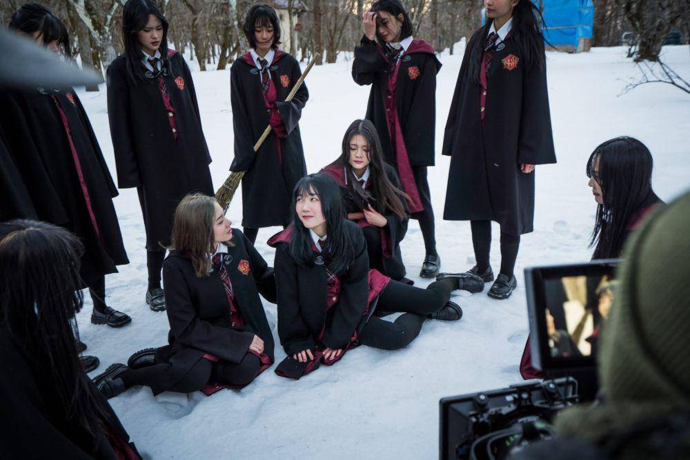 dibalik layar film pendek Magic Hour JKT48 (twitter.com/BritishHills)