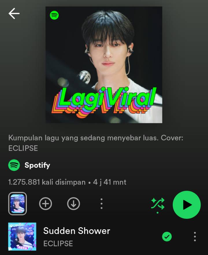Playlist Lagi Viral di Spotify (dok. Spotify/Playlist Lagi Viral)