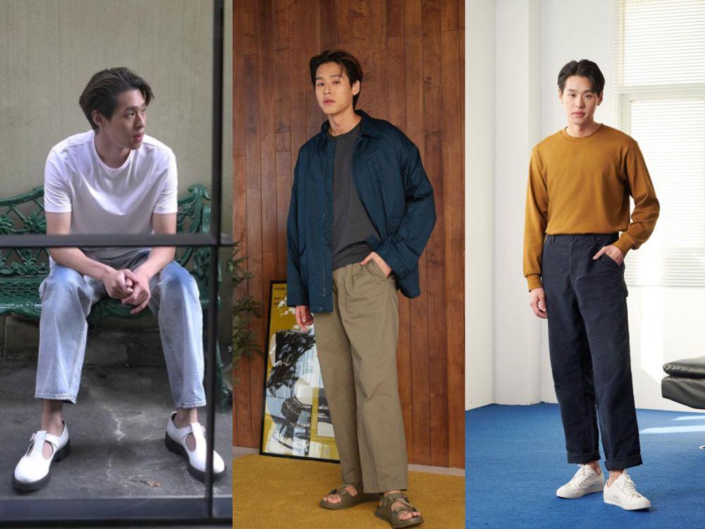 11 Inspirasi OOTD Basic ala Billkin Putthipong, Simple dan Trendy