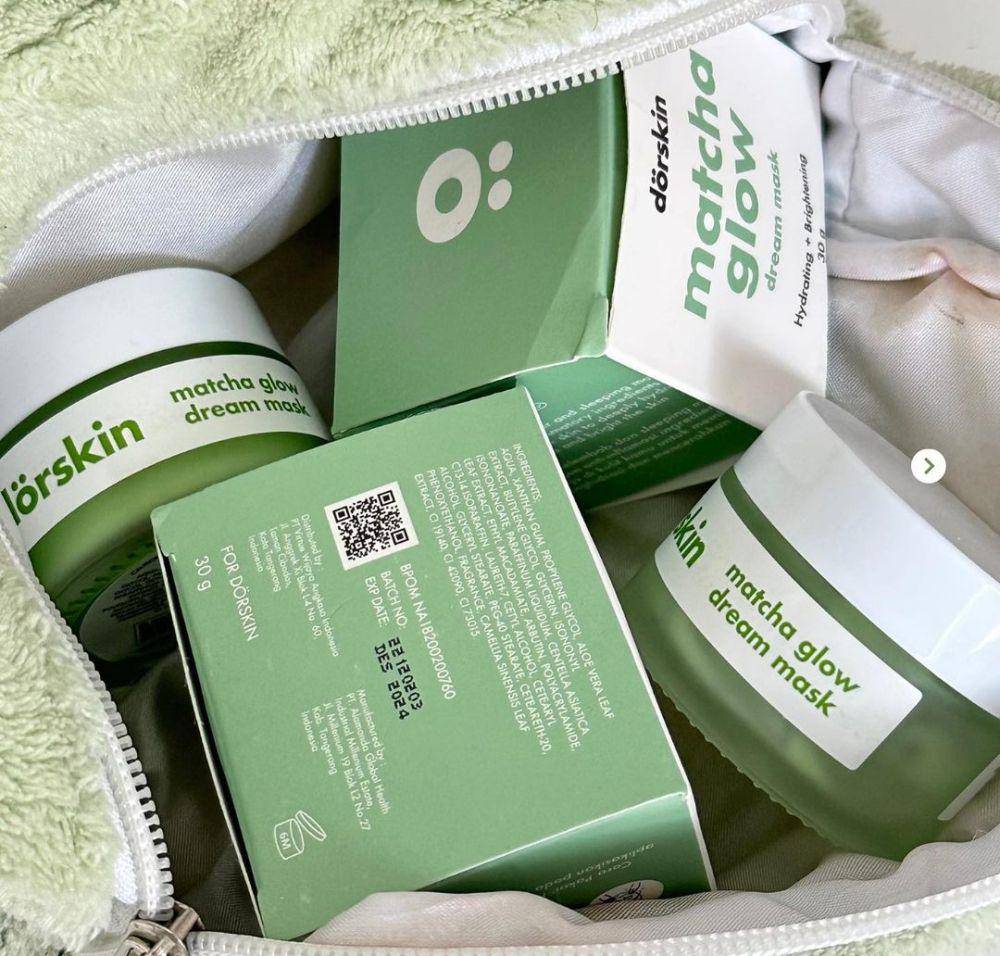 Dorskin Matcha Glow Dream Mask (instagram.com/dorskin)