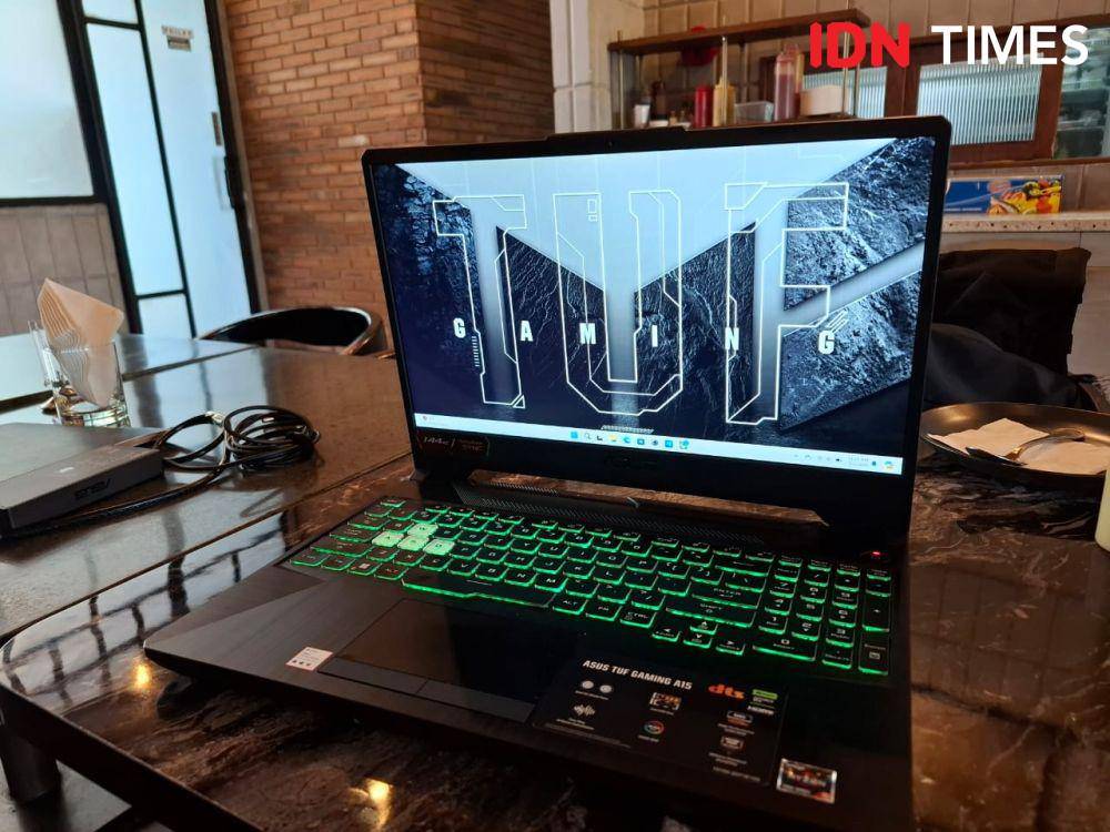 ASUS TUF Gaming A15 (IDN Times/Fatkhur Rozi)