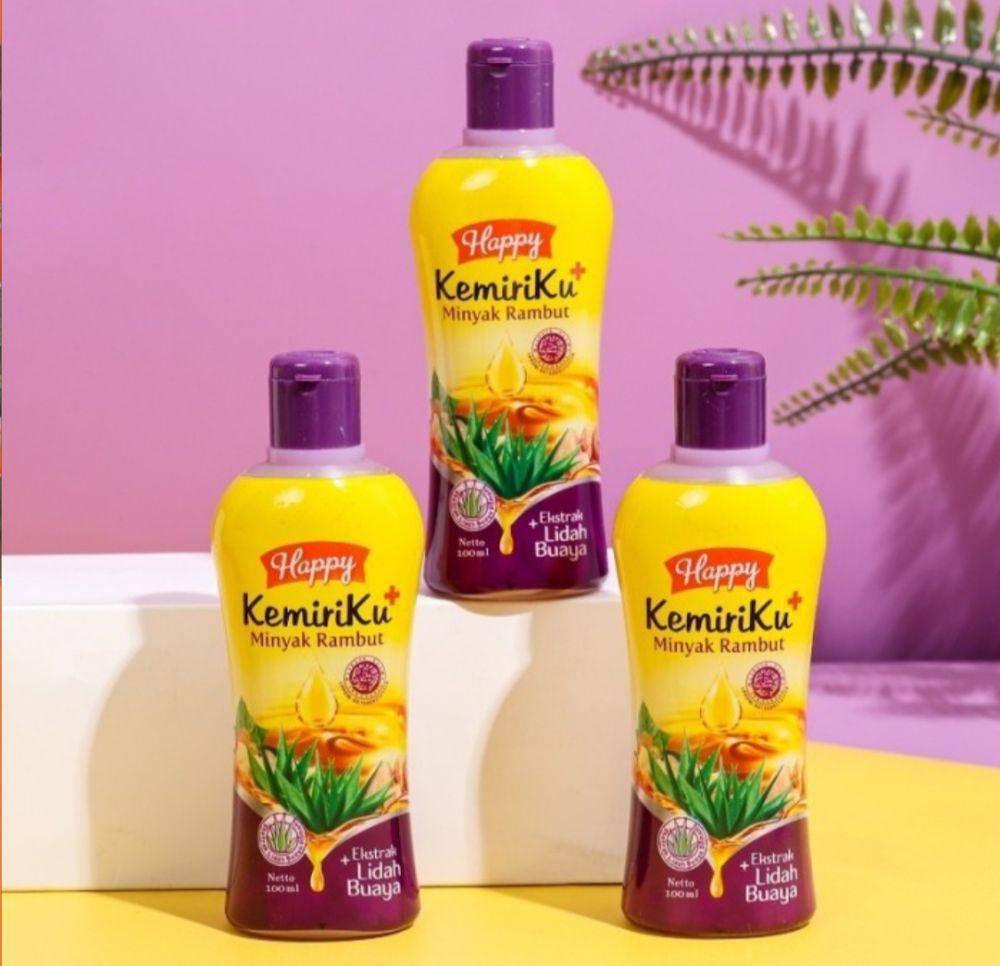 Happy Minyak Kemiriku Ekstrak Lidah Buaya (tokopedia.com/bestbeauty)