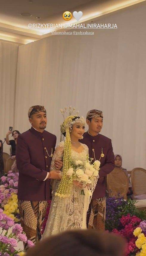 keluarga Mahalini saat akad (Instagram.com/nindypricilia)