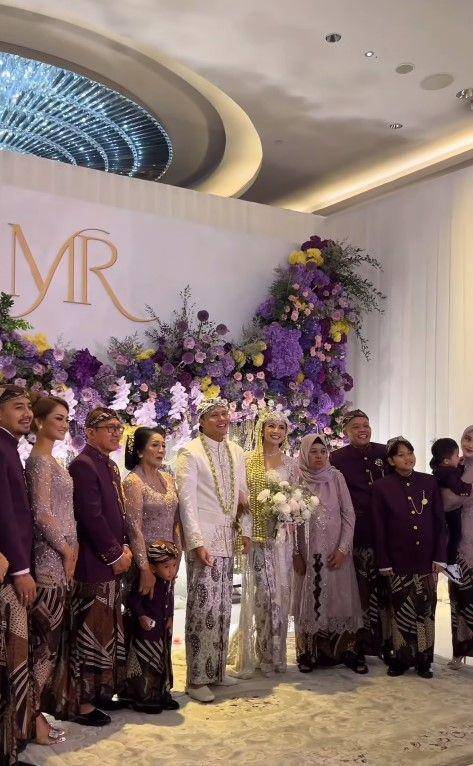 keluarga Mahalini saat akad (Instagram.com/nindypricilia)