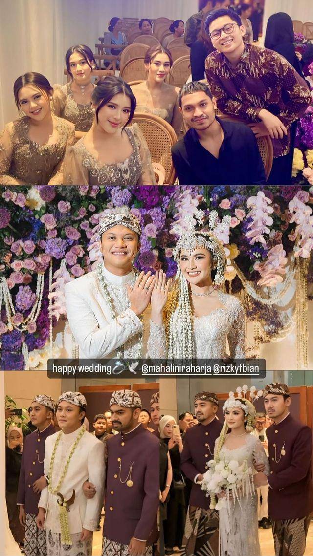 bridesmaid Mahalini (Instagram.com/aaliyahmassaid)