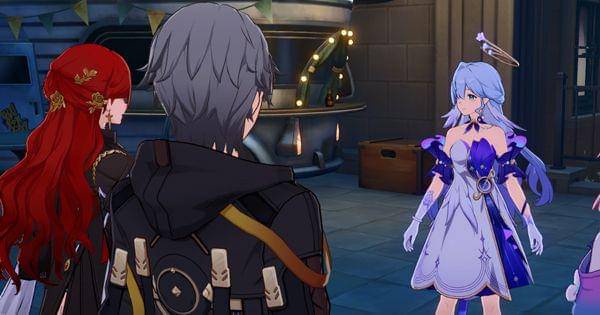 Kru Astral Express menemui Robin di Dreamflux Reef (Dok. Mihoyo / Honkai: Star Rail)