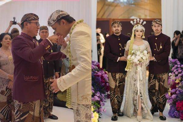 keluarga Mahalini saat akad (Instagram.com/thebridestory)