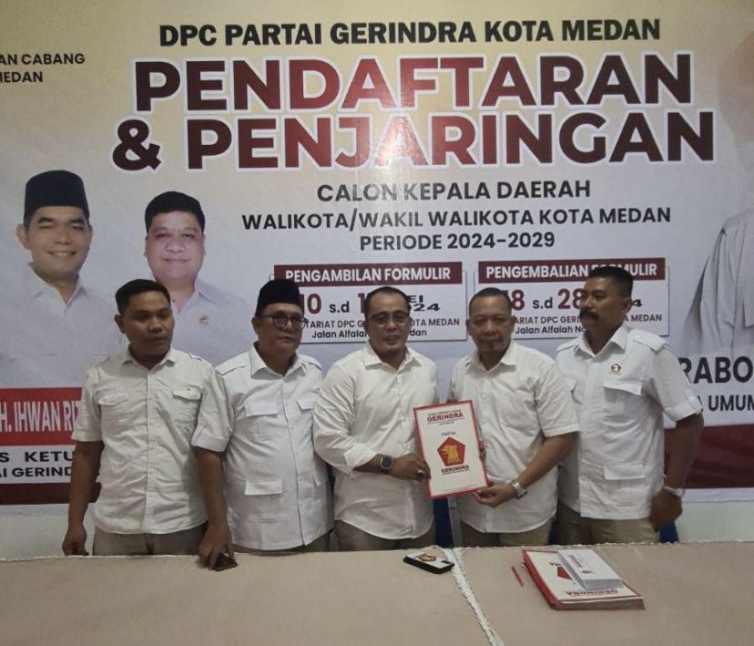 Ambil Formulir Pendaftaran ke Gerindra, Aulia: Datangi Rumah Sendiri