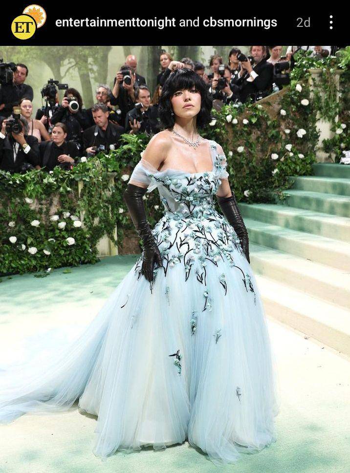 potret Sydney Sweeney di Met Gala 2024 (instagram.com/entertainmenttonight)