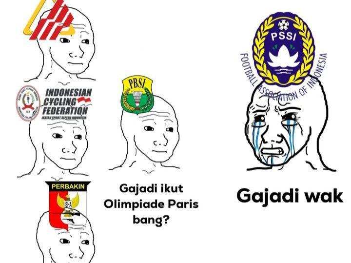 7 Meme Indonesia Kalah Lawan Guinea, Gagal Melaju ke Olimpiade