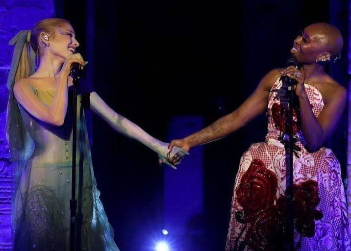 potret Ariana Grande dan Cynthia Erivo di Met Gala 2024 (instagram.com/cynthiaerivo)