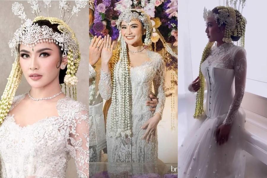 9 Busana dan Makeup Akad Nikah Mahalini Raharja, Pakai Adat Sunda