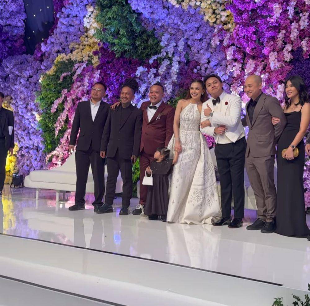 potret Ameena Hanna Nur Atta di resepsi Mahalini dan Rizky Febian(instagram.com/ameenaatta)