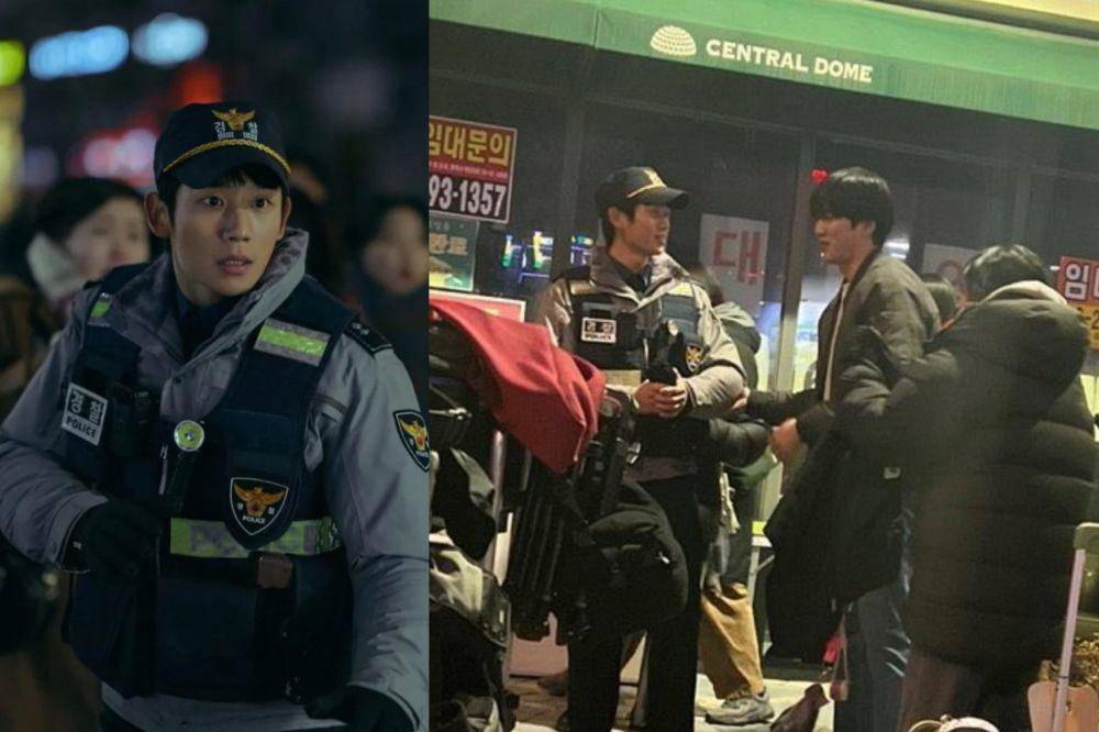 cuplikan Jung Hae In di film I, The Executioner (dok. CJ ENM) | potret Jung Hae In dan Ahn Bo Hyun (dok. FM Korea)