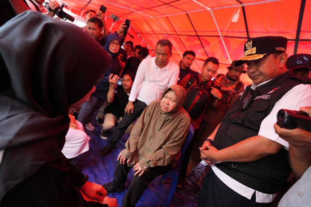 Menteri Sosial RI, Tri Rismaharini kunjungi wilayah bencana di Luwu Sulawesi Selatan (Sulsel), Jumat (10/5/2024)/Istimewa