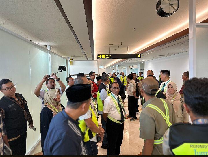 PPIH Embarkasi Surabaya Simulasi Pemberangkatan Jemaah Haji