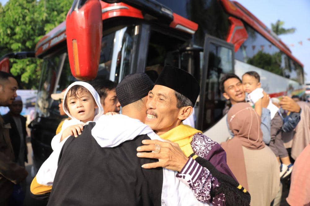 Jemaah Haji Tangerang Dipulangkan ke Asrama Haji Cipondoh